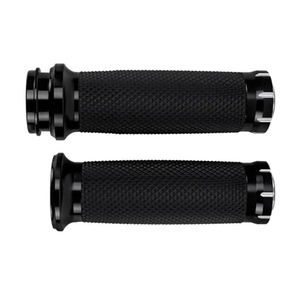 1" Electronic Throttle Defiance Handlebar Grips 25mm Hand Grips Fit for Harley Touring Street Glide Road King Road Glide Electra Glide - color: #3 Black