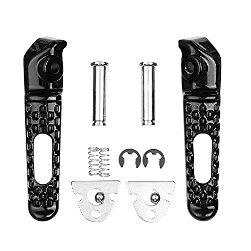 Rear Foot Pegs Footrests Pedal for Honda 2003-2023 CBR 600RR, 2004-2016 CBR1000RR (Rear-Black) - color: Rear-Black