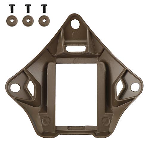 Tactical Helmet NVG Mount Shroud Steel Sports Camera Bracket Base for Fast Helmet - color: Tan