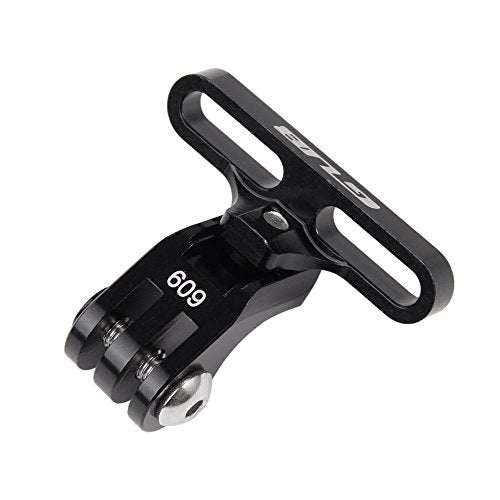 GUB Bike Camera Mount,Aluminium Bicycle Stem Front Camera Holder Mount Universal for GoPro Garmin Xiaomi SJCAM Action Camera (BLACK09)