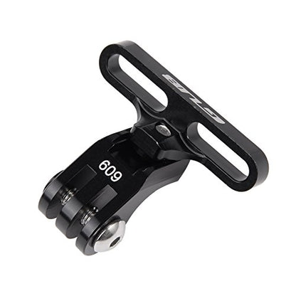 GUB Bike Camera Mount,Aluminium Bicycle Stem Front Camera Holder Mount Universal for GoPro Garmin Xiaomi SJCAM Action Camera (BLACK09)
