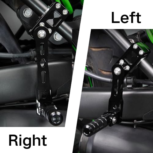 Xitomer 22-28mm Adjustable Highway Pegs Fit for Vulcan 650 S 2024 2022 2023 2021-2015 Vulcan 650 2015-2024 Footpegs Passenger Foot Pegs For Crash Bars (165mm) - size: 165mm