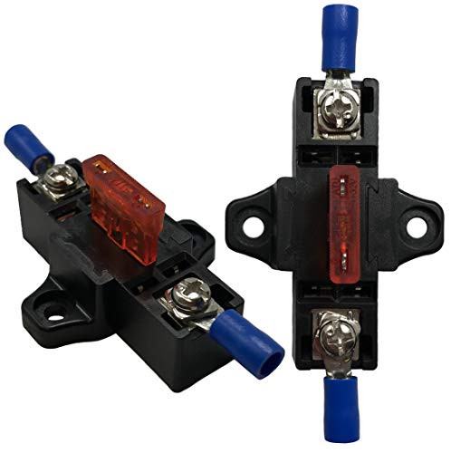 Stack-able Add-on in-line Fuse Holder Panel & Distribution Block for ATO/ATC & ATM/MIN Blade Fuses - Automotive Marine Car Boat RV (1)