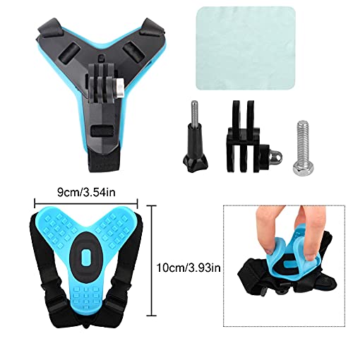 ChromLives Helmet Mount for Gopro, Updated Motorcycle Helmet Chin Strap Mount for Gopro Hero 11 10 9 8 7 6 5 4 3, Xiaomi Yi and More Action Cameras