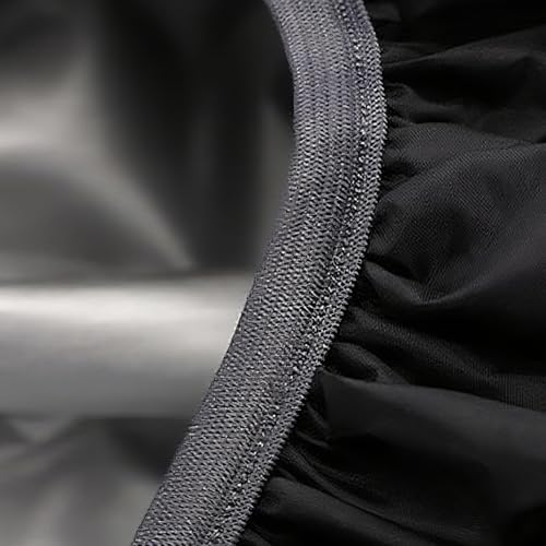 Waterproof Backpack Rain Cover with Reflective Straps - color: Black