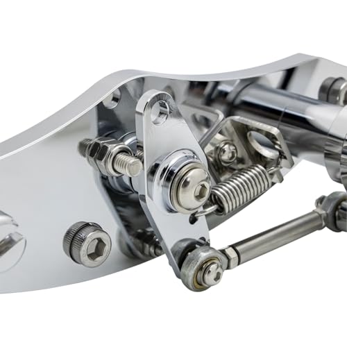 CNC Chrome 2.17" Forward Controls Foot Pegs Footrests Shift Levers Linkages Kits Compatible with 1995-2006 Kawasaki Vulcan 800 VN800 A B Classic E Drifter - color: Chrome A, size: VN800