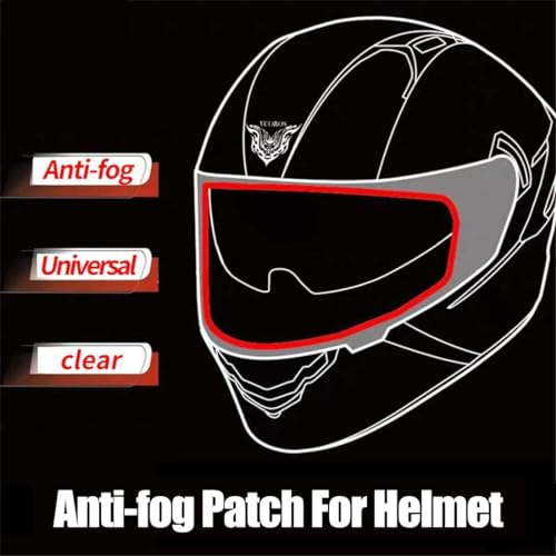 VCOROS Anti-Fog Visor Insert for HJ-31 Helmet Shield for HJ- I10 / I70 Helmets Shield Anti-Fog Insert (Anti-Fog Film)