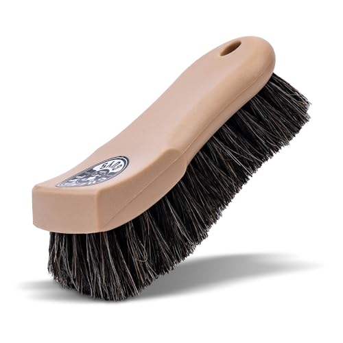 Chemical Guys Long Bristle Horse Hair Leather Cleaning Brush - Leather Brush to Gently Clean Car Interiors,Furniture,Sneakers,Boots,and More - Safe for Natural,Synthetic,Faux,and Pleather,(Pack of 12) - size: Brush (Pack of 12)