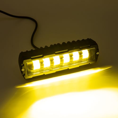 6-Inch Off-Road Vehicle Modified Led External Warning Light Motorcycle Universal High-Brightness Flashing Spotlight Work Light For Trucks Atv Utv Boats (Style B) - style: Style B