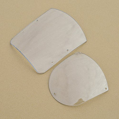 SLMOTO Windshield Quarter Fairing Fit for Harley Sportster XL 1988-2016 Dyna 1995-2005 Clear - color: Clear Windshield