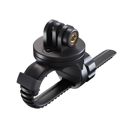 Out Front Bike Mount Compatible with GoPro Bicycle Lights Adjusted Between 28~40mm Suitable for Round Tube&Flat Handlebars Road Bikes/Folding Bikes, MTB S13