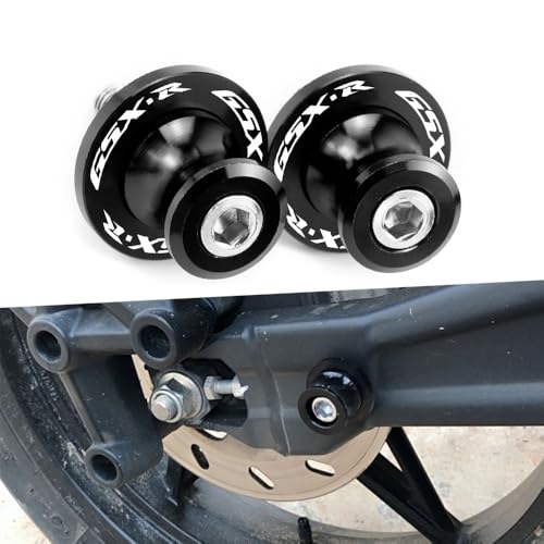 Motorcycle Swingarm Spools Fit For GSX-R600 GSX-R750 GSXR 1000 1100 GSX1300R - 2024 2025 Rear Frame Stand GSXR 125 150 250 300 Swingarm Spools Frame Sliders GSXR Accessories BK - color: black