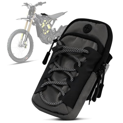 Electric Dirt bike Frame Battery Bag Waterproof Storage for Yozma IN10 Surron Sur Ron Light Bee S X X160 X260 Tutti Soleil 01 E Ride Pro S SS SR Motorcycle Motocross Off-Road - color: gray