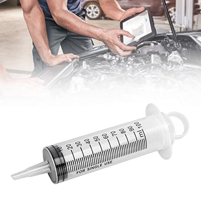 Tiiyee Brake Bleeder Kit, Hydraulic Disc Clutch Bleeding Kit 100ML Syringe 50cm Hose Brake Fluid Bleeder Kit One Man Brake Bleeding Universal for Motorcycles Motorbikes Scooters Quads Oil Extractor