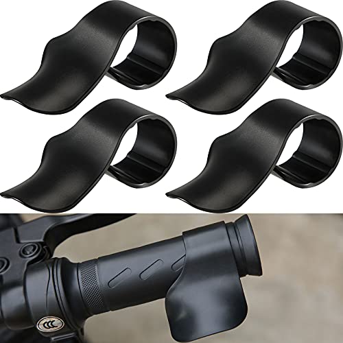 4 Black Motorcycle Throttle Mounts - Wrist Throttle Assist Rest Control Handlebar Grip Cruise Control Assist for Motorcycles, Scooters, Electric Bikes
