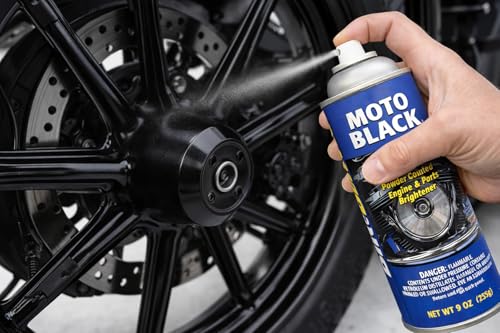 Bike Brite MC53000 Black Powder Coated Engine and Wheel Cleaner, 9 fl. oz.