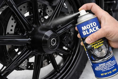 Bike Brite MC53000 Black Powder Coated Engine and Wheel Cleaner, 9 fl. oz.