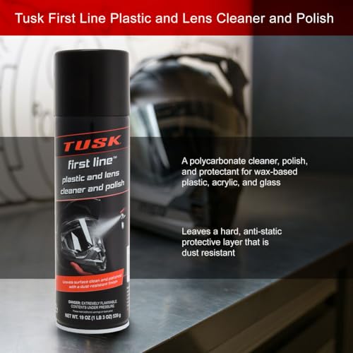 TUSK First Line Plastic and Lens Cleaner and Polish 19 oz.