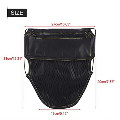 Under Seat Storage Bag,PU Leather Motorcycle Scooter Under Seat Storage Pouch Bag Organizer