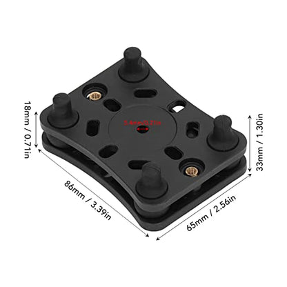 Motorcycle Mobile Phone Holder Shock Absorber, Universal Phone Bracket with Buffer, Anti - Vibration Phone Mount for ATV UTV Motorcycle, Nylon Silicone Stainless Steel