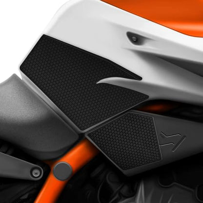 Motorcycle Tank Pads Side Gas Knee Grip Protective StickerApplies toKTM DUKE790/890 DUKE890R 2024+ (Black) - color: Black