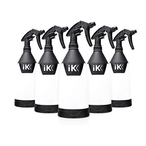 The Rag Company iK Goizper - Multi TR 1 Trigger Sprayer - Acid and Chemical Resistant, Commercial Grade, Adjustable Nozzle, Perfect for Automotive Detailing and Cleaning (5-Pack) - size: 5-pack