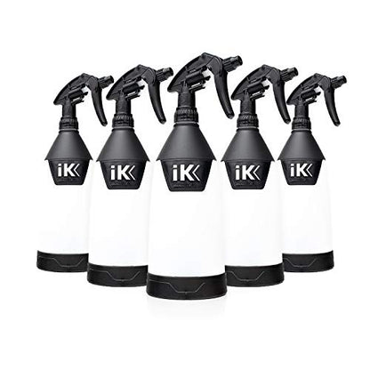 The Rag Company iK Goizper - Multi TR 1 Trigger Sprayer - Acid and Chemical Resistant, Commercial Grade, Adjustable Nozzle, Perfect for Automotive Detailing and Cleaning (5-Pack) - size: 5-pack