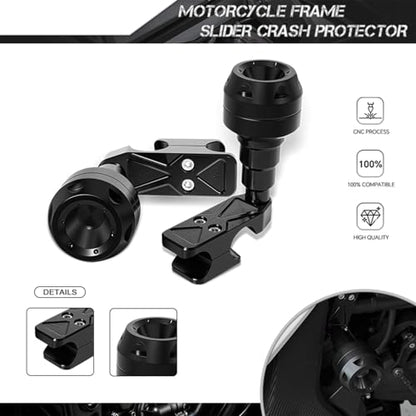 MFGZD for 450SR Motorcycle Frame Sliders Crash Protector Compatible with CFMOTO 450SR 450SR-S 450SS 450NK Frame Sliders Engine Guard Bar Crash Protector - size: For 450SR