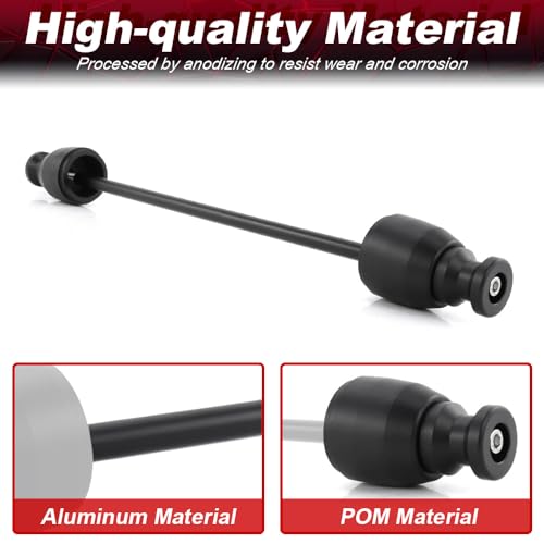 Xitomer Rear Axle Sliders with Swing Arm Bobbin Fit For YZF-R3 2015-2025, MT-03 2016-2025,Motorcycle Rear Fork Wheel Frame Sliders Crash Protector + Swing Arm Stand/Sliders/Spools (Rear & Bobbins) - style: Rear & Bobbins