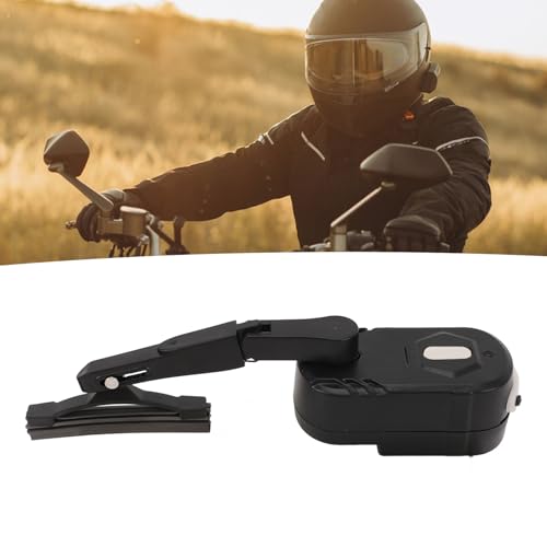 Motorcycle Helmet Wiper, 2 Speed Switch Rechargeable for Motorbike Visor with 800mAh Battery, 170 Swing Range