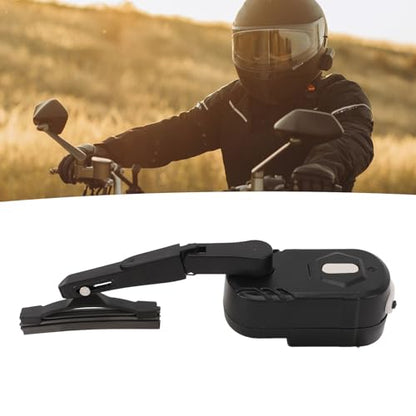 Motorcycle Helmet Wiper, 2 Speed Switch Rechargeable for Motorbike Visor with 800mAh Battery, 170 Swing Range