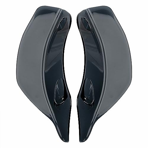 ABS Side Wind Windshield Fairing Wind Deflector for Harley Road Glide FLTRX FLTRU FLTRXS 2015-2023 Smoke - color: Smoke
