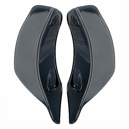 ABS Side Wind Windshield Fairing Wind Deflector for Harley Road Glide FLTRX FLTRU FLTRXS 2015-2023 Smoke - color: Smoke