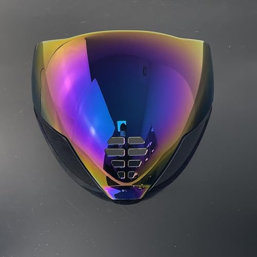 Airflite Shield Uv-protected For ICON IC-06 Airflite Face Shield Replacement Helmet Visor (Revo Rainbow-day use only) - color: Revo Rainbow-day Use Only