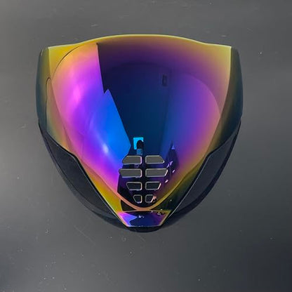 Airflite Shield Uv-protected For ICON IC-06 Airflite Face Shield Replacement Helmet Visor (Revo Rainbow-day use only) - color: Revo Rainbow-day Use Only