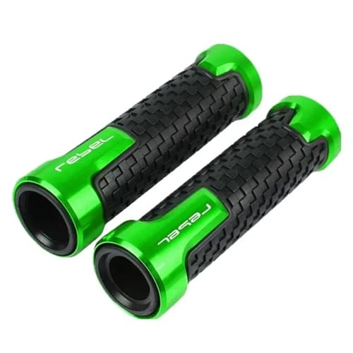 Motorbike Handlebar Grips for Honda Rebel 300 500 CMX300 CMX500 2017-2024 Motorcycle Accessories Handlebar Grips Handle Grip Protector(Green) - color: Green