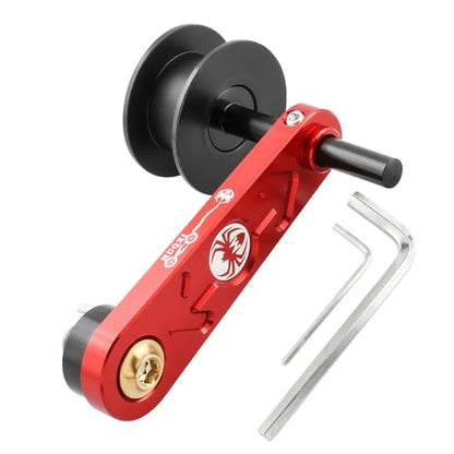 Bike Single Speed Chain Tensioner Roller for BMX Fixie Bike Single Speed Bicycle (Red) - color: Red