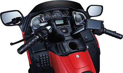 Kuryakyn 6383 Premium ISO Handlebar Grips for Throttle and Clutch: 2006-19 Honda Gold Wing GL1800 & F6B Motorcycles with Heated Grips, Gloss Black, 1 Pair - color: Gloss Black