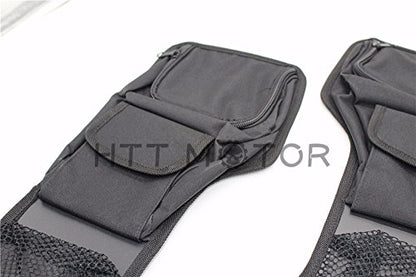 LA01- Saddlebag Lid Organizer Set Compatible with Harley Davidson Touring Models 93-13 - size: Saddlebag Lid Organizer