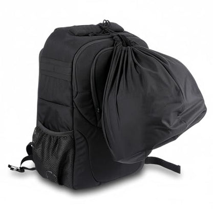 Helmet Protection Storage Bag, Black Large Capacity Light Weight Drawstring Bag Motorcycle Helmet Bags Folding Sport Travel Bags for Sport Riding Travel