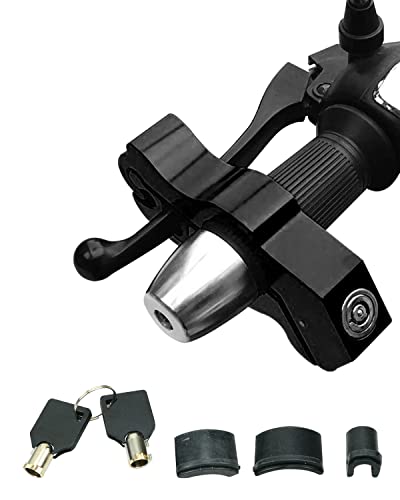 Motorcycle Throttle Lock, Universal Heavy Duty Motorcycle Grip Handlebar Lock Fit for Motorbike Sports Bikes Scooter Mopeds ATVs Black - color: Black