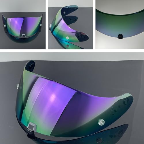 R1 Air Helmet Visor Replacement,Tinted Motorcycle Helmet Face shield Windshield lens for R1,R1 Air,R1 EVO,T520,ST1400,391 (Revo Deep Purple) - color: Revo Deep Purple