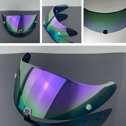 R1 Air Helmet Visor Replacement,Tinted Motorcycle Helmet Face shield Windshield lens for R1,R1 Air,R1 EVO,T520,ST1400,391 (Revo Deep Purple) - color: Revo Deep Purple