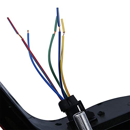 TCMT King Trunk LED Tail Light Assembly Wiring Harness Fits For Harley Touring Road King Road Street Electra Glide Tri Glide Ultra Limited 2014-2025 Red Len - color: Red Lens Black Housing A, size: Light Set(17 Funtions)