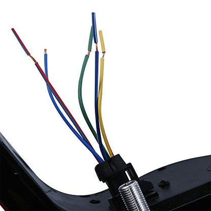 TCMT King Trunk LED Tail Light Assembly Wiring Harness Fits For Harley Touring Road King Road Street Electra Glide Tri Glide Ultra Limited 2014-2025 Red Len - color: Red Lens Black Housing A, size: Light Set(17 Funtions)