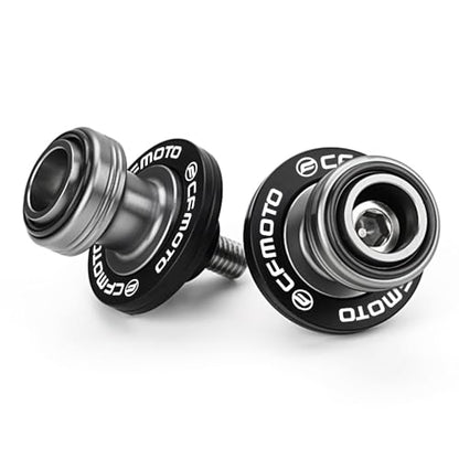Compatible with CFMOTO Ibex450 Ibex800 300SS 450SS 450NK 450CLC 675SS 675NK 750SS 800NK Motorcycle CNC Swingarm Spools Sliders Stand Screw Paddock Bobbins (Black) - color: Black