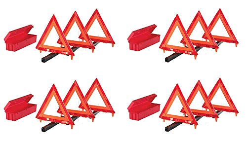 Cortina 95-03-009 3 Piece Triangle Warning Kit (4 X Pack of 3)