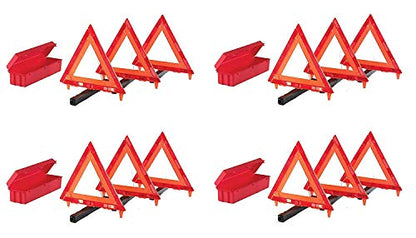 Cortina 95-03-009 3 Piece Triangle Warning Kit (4 X Pack of 3)