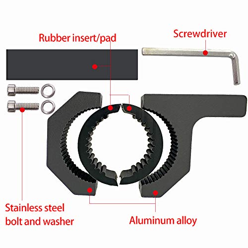 Universal Bull Bar Clamp Mounting Kit-2PCS Heavy Duty LED Light Bar Brackets for 1.38"/1.5"/1.6"/1.97" Tubes, Fits Roof Roll Cage, Bumper, Off-Road Driving Lights - size: 2pcs Standard