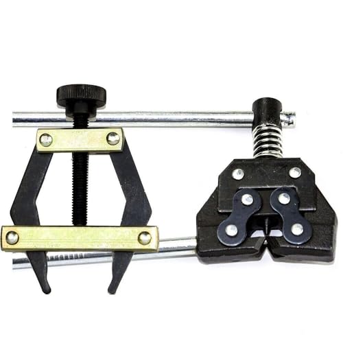 Jeremywell Roller Chain Tools Kit Fit #25#35#41#40#50#60 415H,428H, 520,530 Roller Chain, Holder/Puller+ Breaker/Cutter, Bicycle, Motorcycle - style: Chain Breaker + Puller